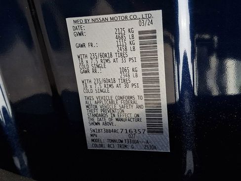 Certified 2024 Nissan Rogue SV AWD/4WD image 29