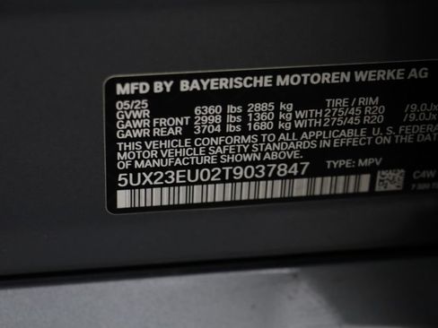 Certified 2026 BMW X5 xDrive40i w/ M Sport Package AWD/4WD image 23