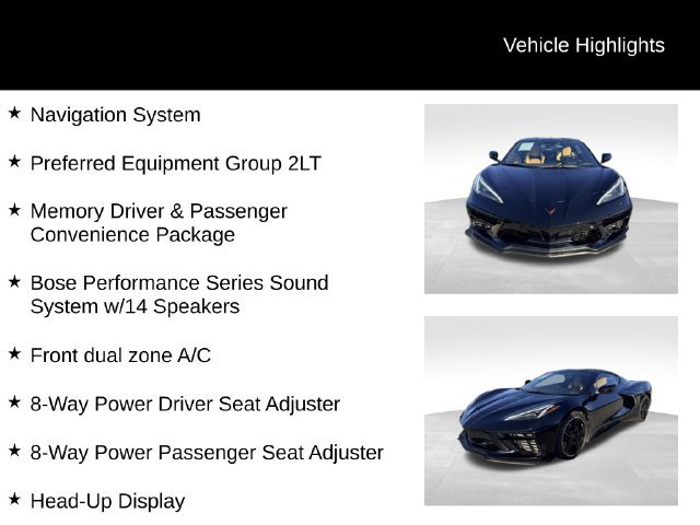 Certified 2022 Chevrolet Corvette Stingray Preferred Cpe w/ 2LT RWD image 13