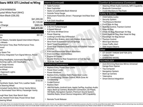 Used 2019 Subaru WRX STI Limited image 12
