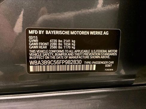 Used 2015 BMW 335i xDrive Sedan image 32