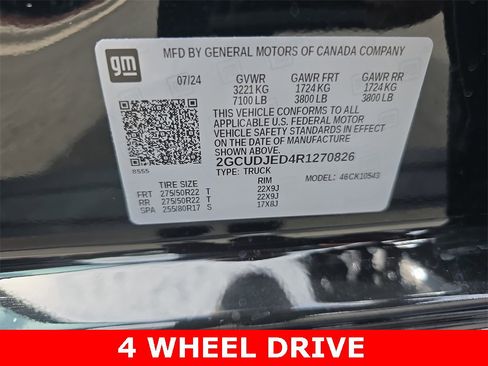 Used 2024 Chevrolet Silverado 1500 High Country w/ High Country Premium Package image 35