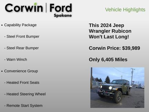 Used 2024 Jeep Wrangler Rubicon w/ Capability Package image 6