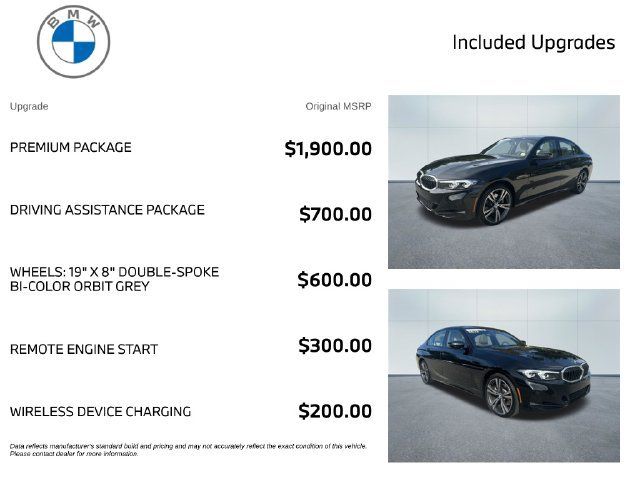 Certified 2023 BMW 330i xDrive Sedan w/ Premium Package AWD/4WD image 3