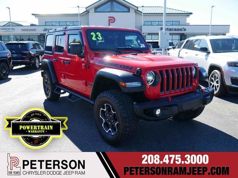 Used 2023 Jeep Wrangler Unlimited Rubicon w/ Steel Bumper Group image 1