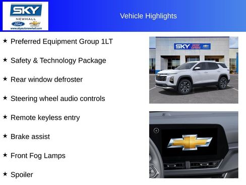 New 2025 Chevrolet Equinox LT w/ Safety and Technology Package image 12