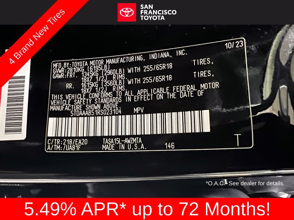 Certified 2024 Toyota Grand Highlander AWD image 42
