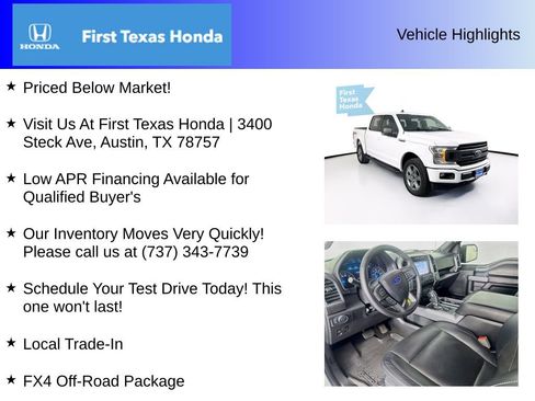 Used 2019 Ford F150 XLT w/ Equipment Group 302A Luxury image 5