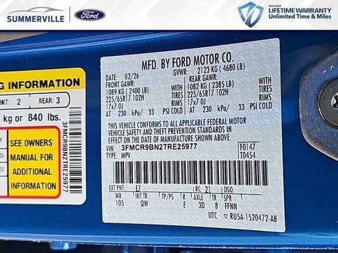 New 2026 Ford Bronco Sport Big Bend AWD/4WD image 35