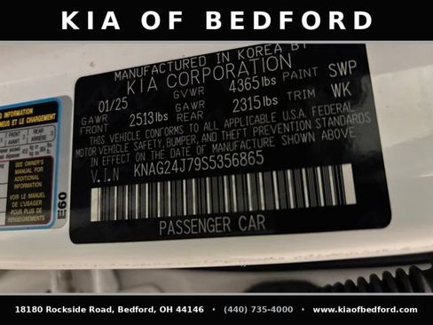 Certified 2025 Kia K5 LXS FWD image 14