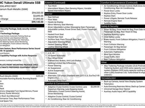 Used 2023 GMC Yukon Denali Ultimate image 3