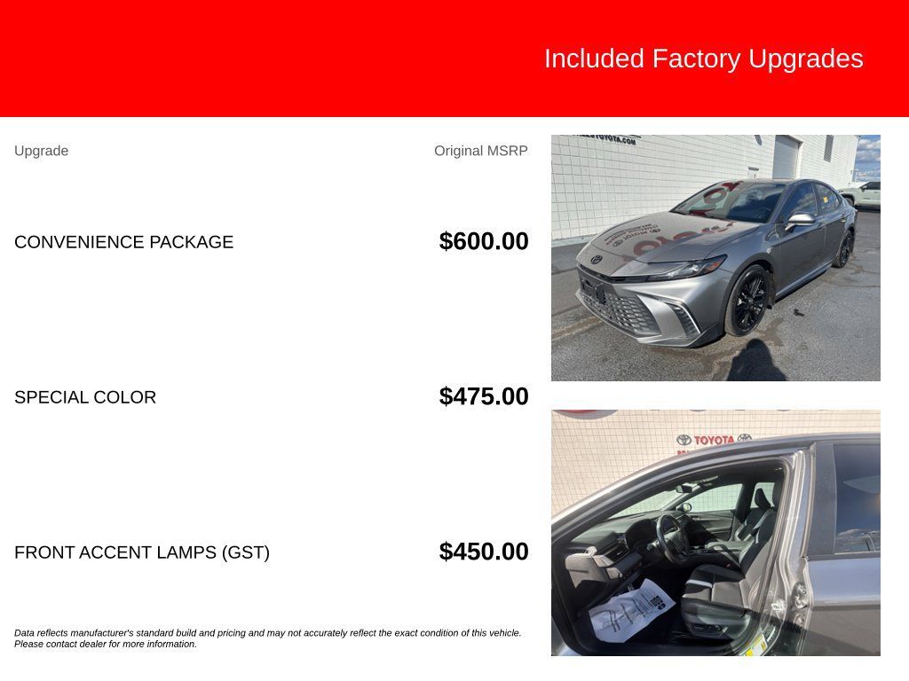 Used 2025 Toyota Camry SE w/ Convenience Package FWD image 5