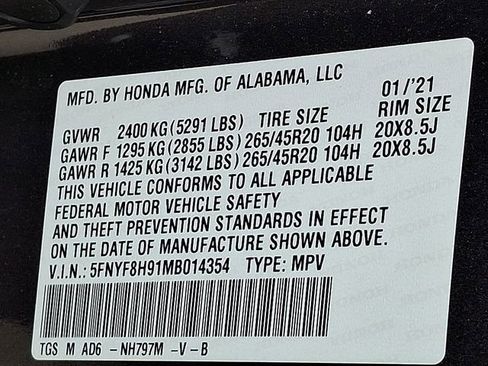 Used 2021 Honda Passport Touring image 25