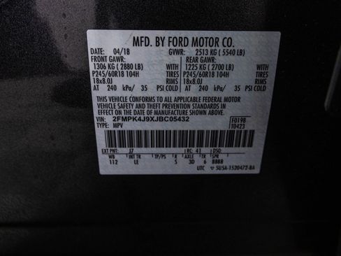 Used 2018 Ford Edge SEL w/ Equipment Group 201A image 41