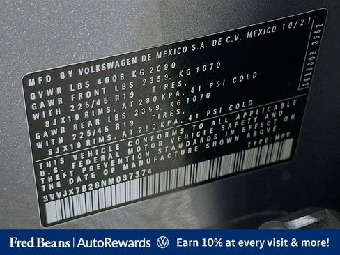 Used 2022 Volkswagen Taos SEL AWD/4WD image 33
