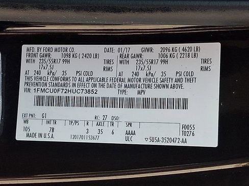 Used 2017 Ford Escape S FWD image 29