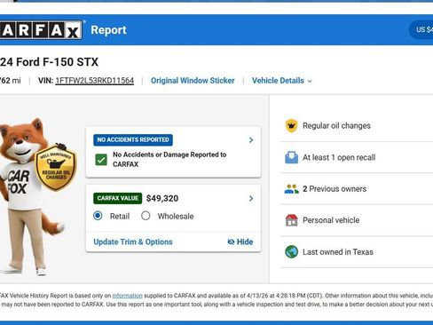 Used 2024 Ford F150 STX w/ STX Black Appearance Package image 10