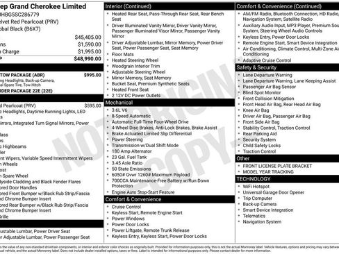 Used 2025 Jeep Grand Cherokee Limited w/ Trailer Tow Package image 1