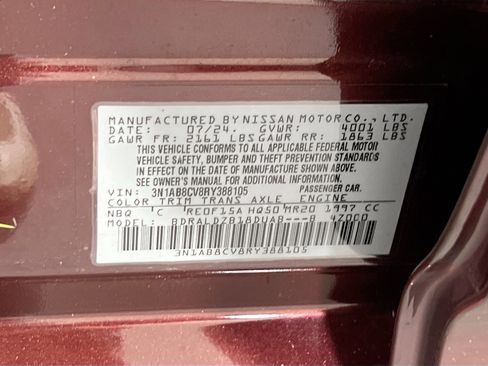 Used 2024 Nissan Sentra SV w/ SV Premium Package FWD image 32