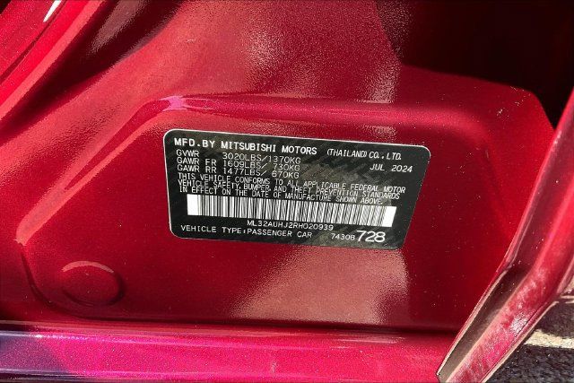 Used 2024 Mitsubishi Mirage ES FWD image 18