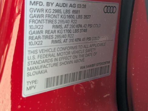 New 2026 Audi SQ8 Premium Plus AWD/4WD image 16