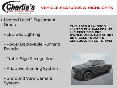 Certified 2026 RAM 3500 Limited AWD/4WD image 19