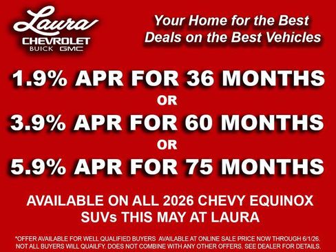 New 2026 Chevrolet Equinox RS w/ Safety and Technology Package FWD image 3