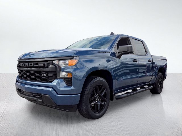 Certified 2024 Chevrolet Silverado 1500 Custom w/ Turbomax Blackout Package AWD/4WD image 2