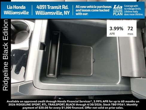 New 2026 Honda Ridgeline Black Edition image 24