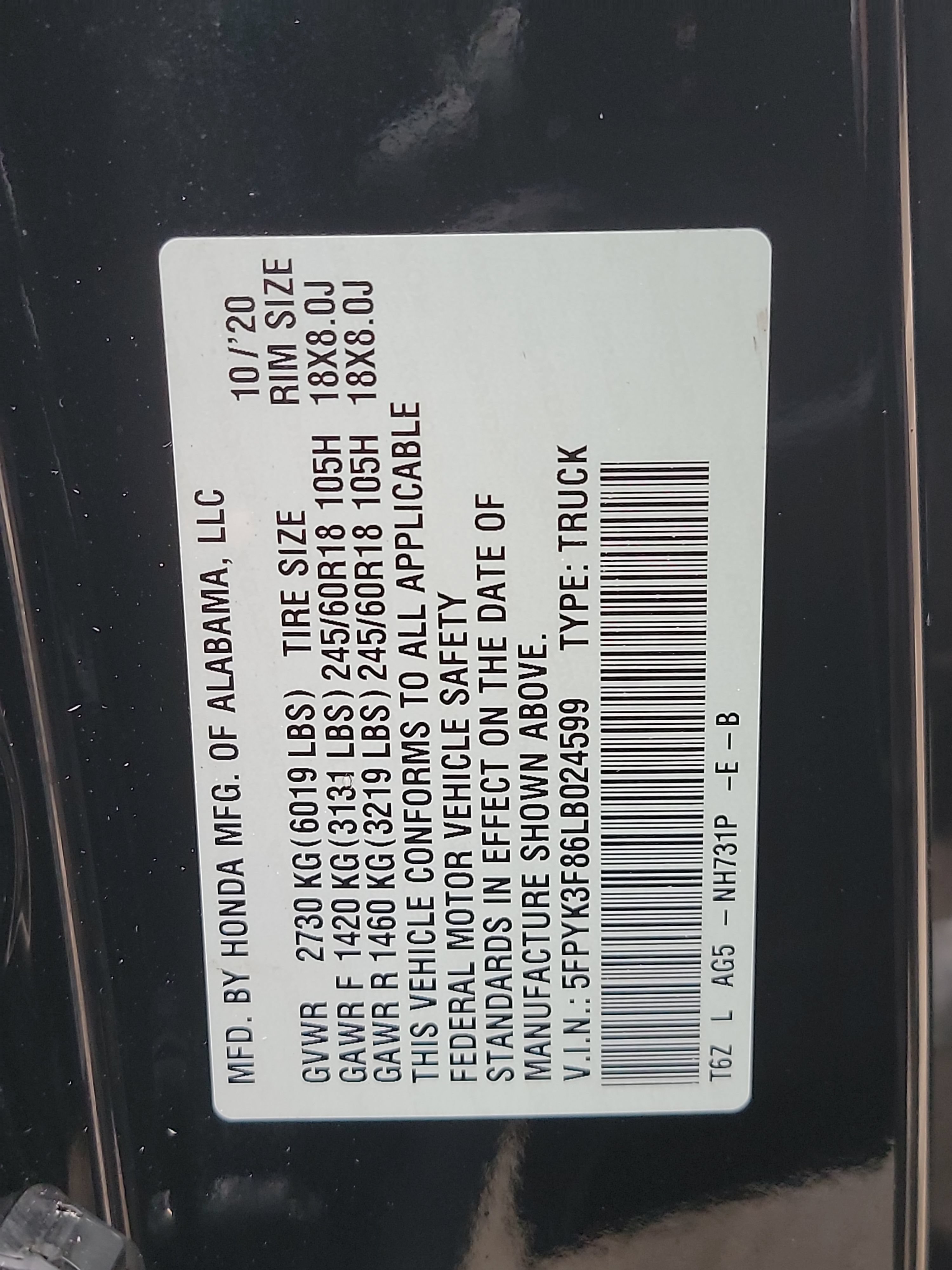 Used 2020 Honda Ridgeline Black Edition image 33