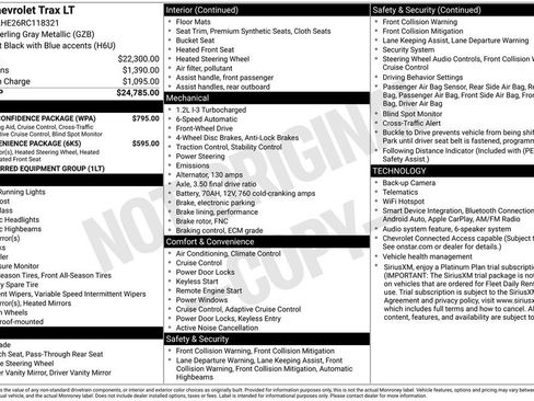 Used 2024 Chevrolet Trax LT w/ Driver Confidence Package FWD image 3