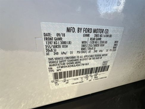 Used 2018 Ford Explorer XLT w/ Equipment Group 202A image 30