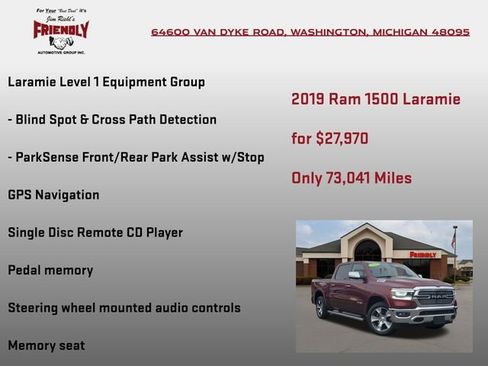 Used 2019 RAM 1500 Laramie image 10