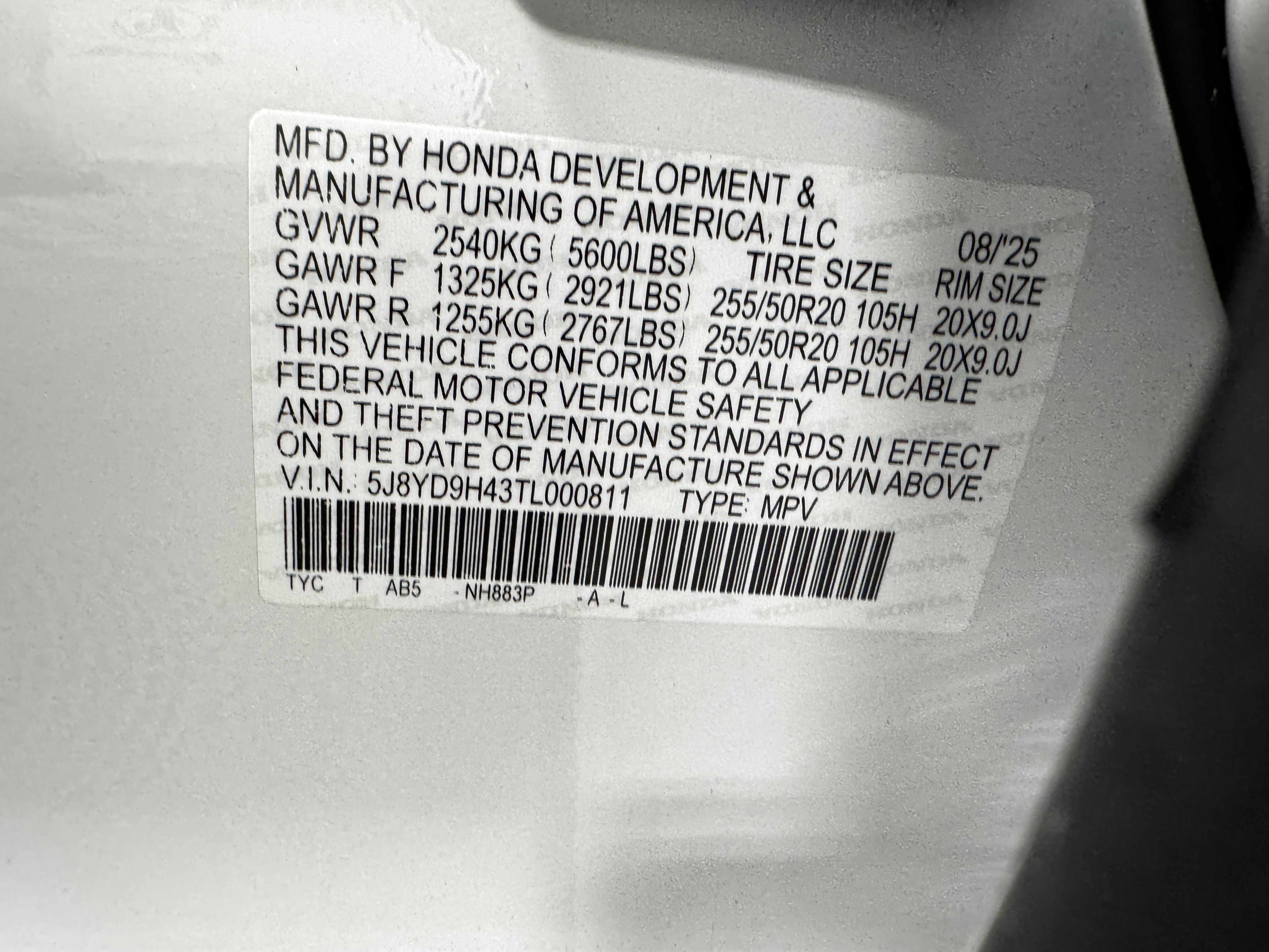 Certified 2026 Acura MDX w/ Technology Package FWD image 43