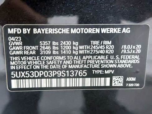 Used 2023 BMW X3 xDrive30i w/ M Sport Package AWD/4WD image 29