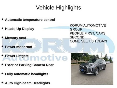 Certified 2024 Hyundai Palisade Calligraphy AWD/4WD image 8