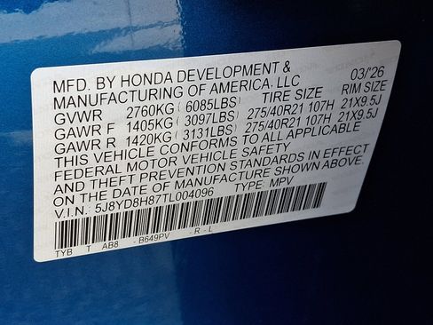 New 2026 Acura MDX Type S AWD/4WD image 9