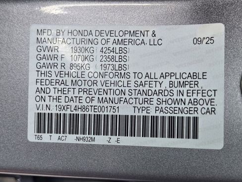 Certified 2026 Honda Civic Sport image 33
