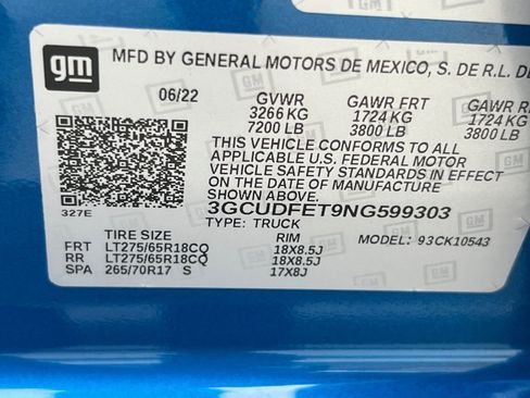 Used 2022 Chevrolet Silverado 1500 LT Trail Boss w/ LT Trail Boss Premium Package image 29