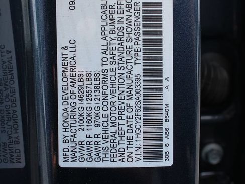 Certified 2025 Honda Accord EX-L image 31