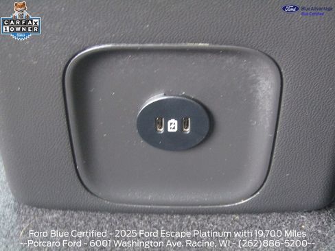 Certified 2025 Ford Escape Platinum AWD/4WD image 36