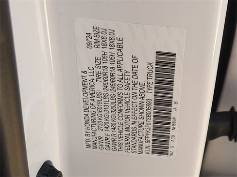 Certified 2025 Honda Ridgeline RTL image 21