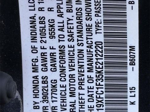 Used 2019 Honda Civic EX image 29