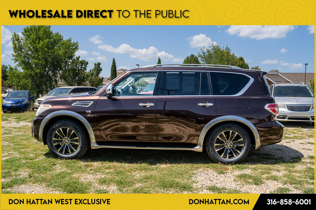 Used 2017 Nissan Armada Platinum w/ Captain Seat Package AWD/4WD image 2