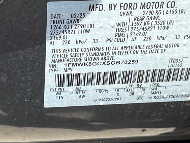 Used 2025 Ford Explorer ST w/ Sun And Sound Package AWD/4WD image 34