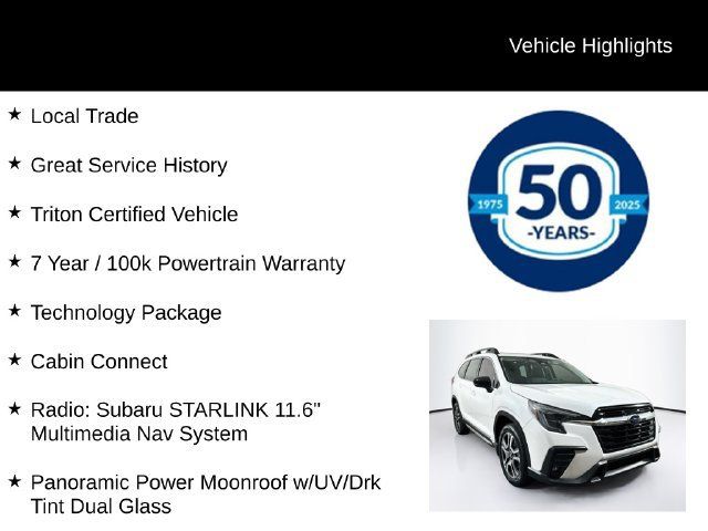 Used 2024 Subaru Ascent Limited w/ Technology Package AWD/4WD image 6