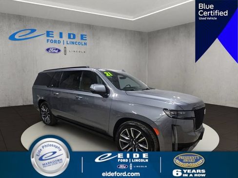 Used 2021 Cadillac Escalade ESV Sport w/ Driver Assist Tech Package AWD/4WD image 1