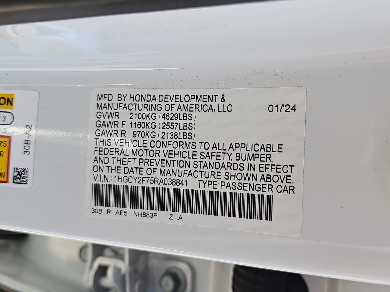 Used 2024 Honda Accord Sport image 11