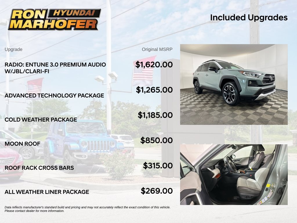 Used 2019 Toyota RAV4 Adventure w/ Advanced Technology Package AWD/4WD image 6
