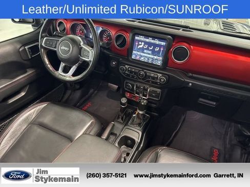 Used 2021 Jeep Wrangler Unlimited Rubicon w/ Uconnect 4C Nav & Sound Group AWD/4WD image 16